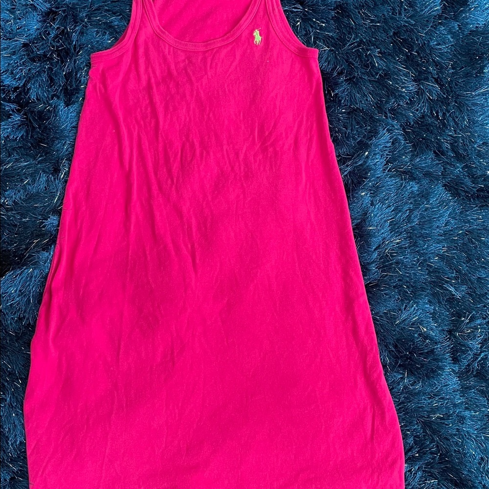 Ralph Lauren pink tank top dress